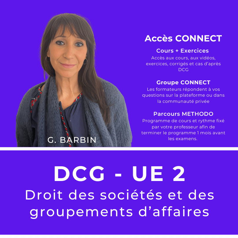 Accès annuel à 1 UE du DCG - CONNECT