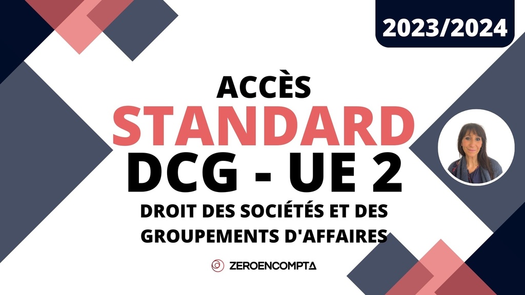 Standard DCG : accès à 1 UE (1 mois)